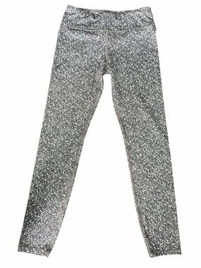 Athleta Silver Metallic Speckle Girls' Leggings - Girl’s Size 14